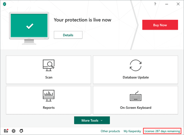 MY KASPERSKY LOGIN